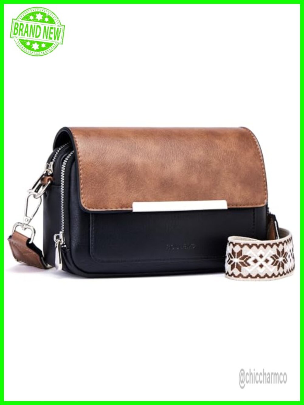 PU Leather RFID Small Crossbody Bag Wallet Purse